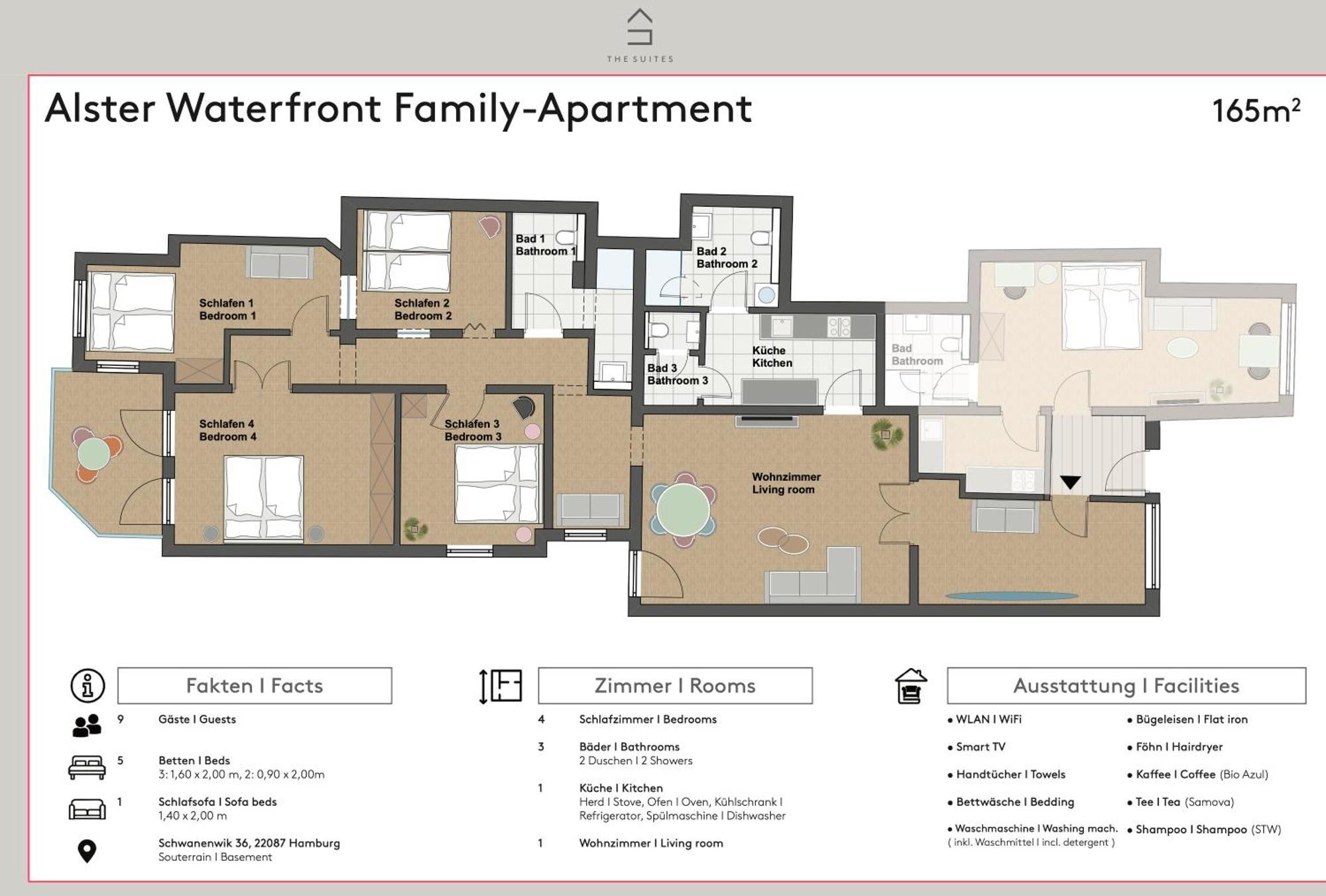 The Suites Alster Waterfront Family Apartments Hamburg Exterior foto